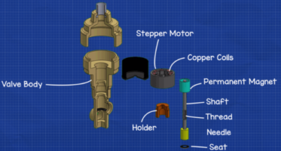 electronic expansion valve - eev - parts