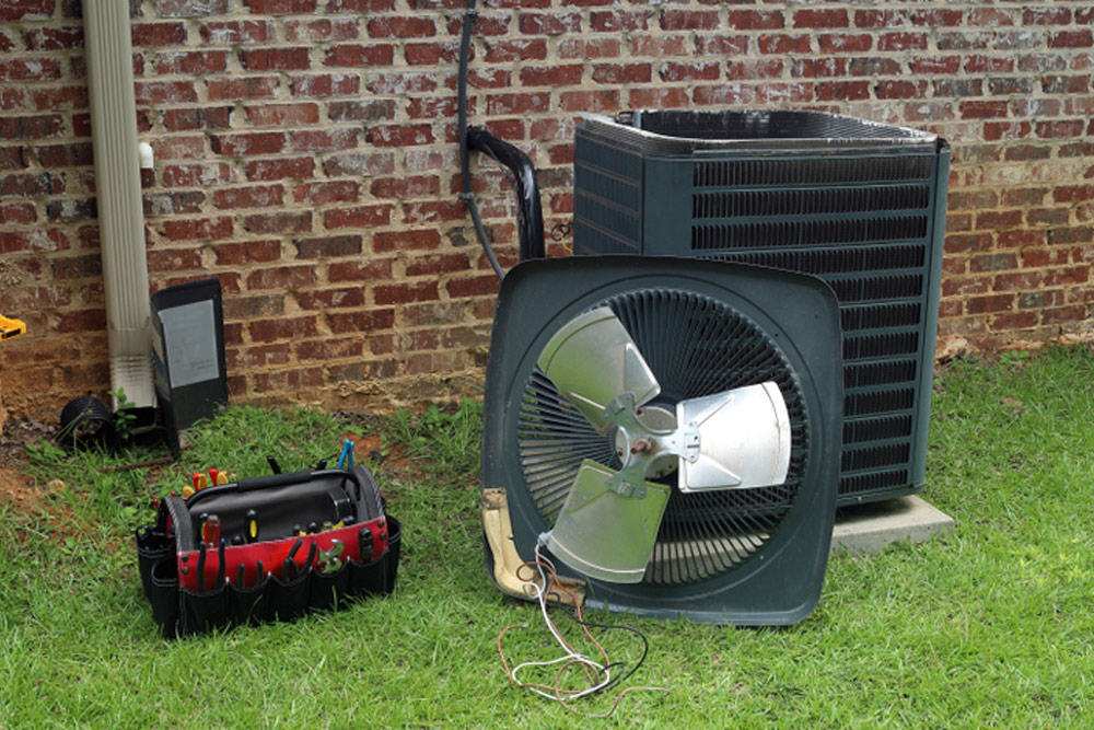 hvac maintenance fan and condenser repair
