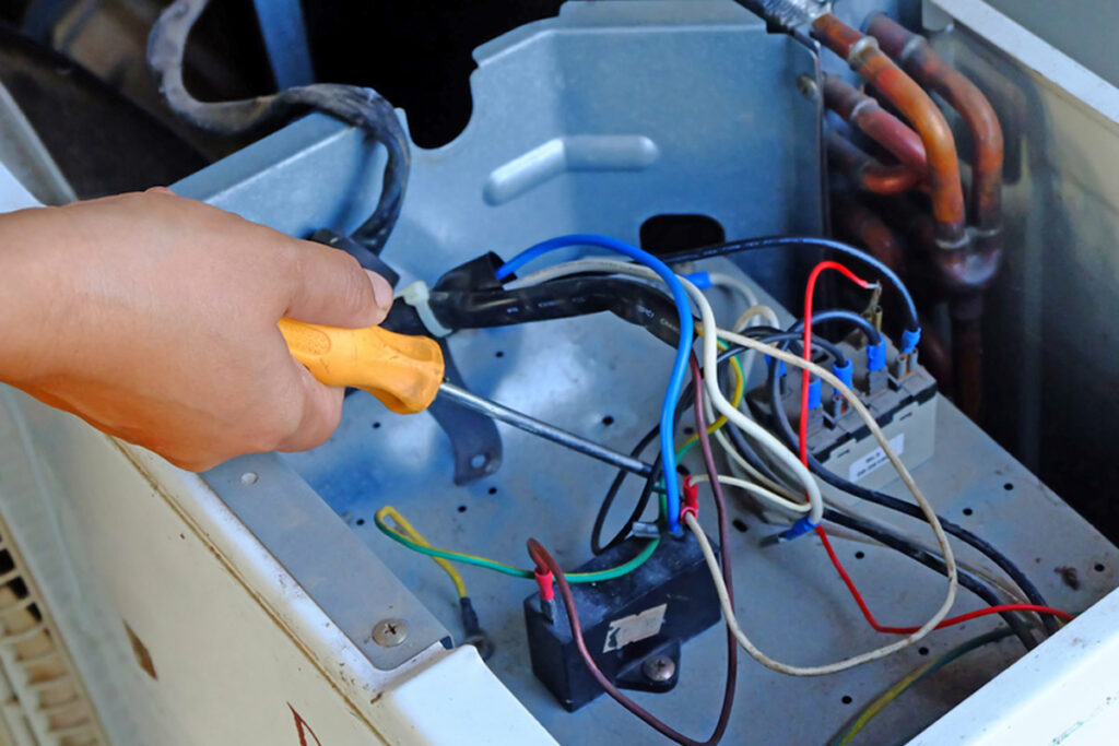 hvac maintenance electrical component inspection