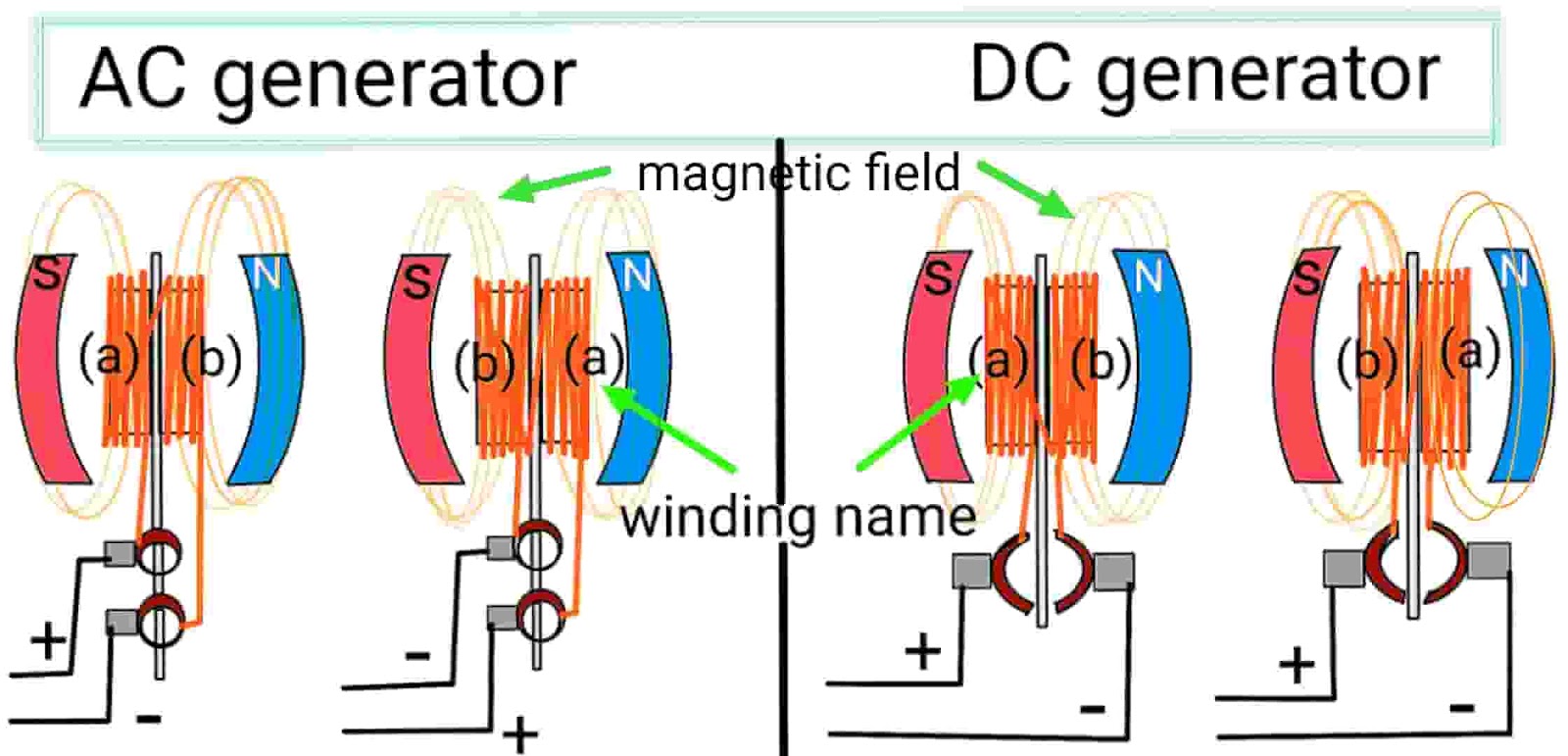 Solved In the diagram of the electric motor, what type of | Chegg.com