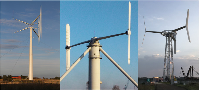Giromill wind turbine - types of wind turbine
