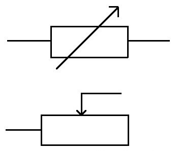 variable resistor symbol