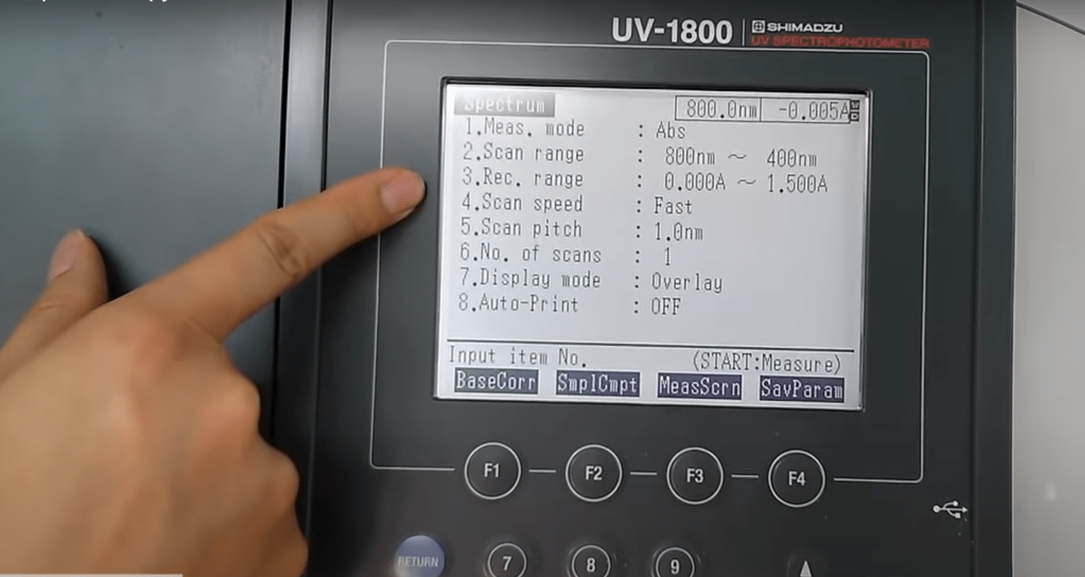 Spectrophotometer