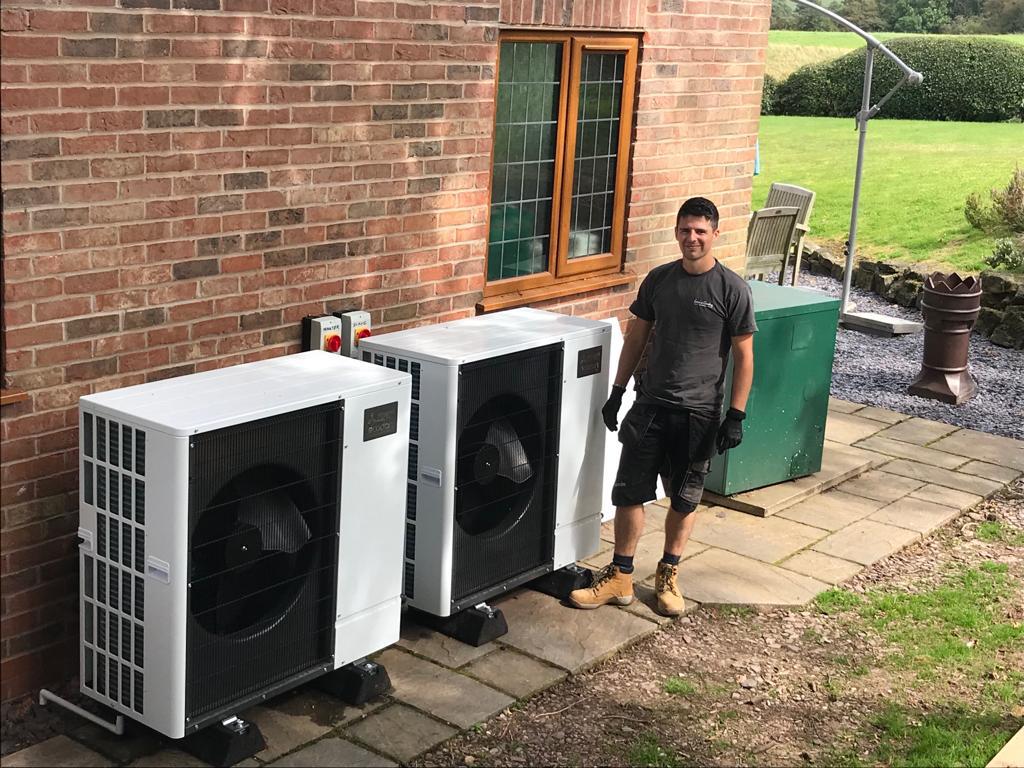 installing an air source heat pump