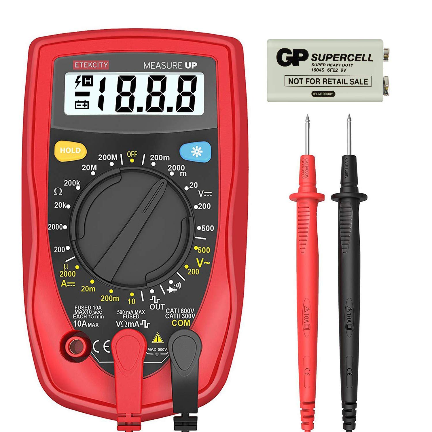 Digital Multimeter or a multitester, also known as a volt/ohm