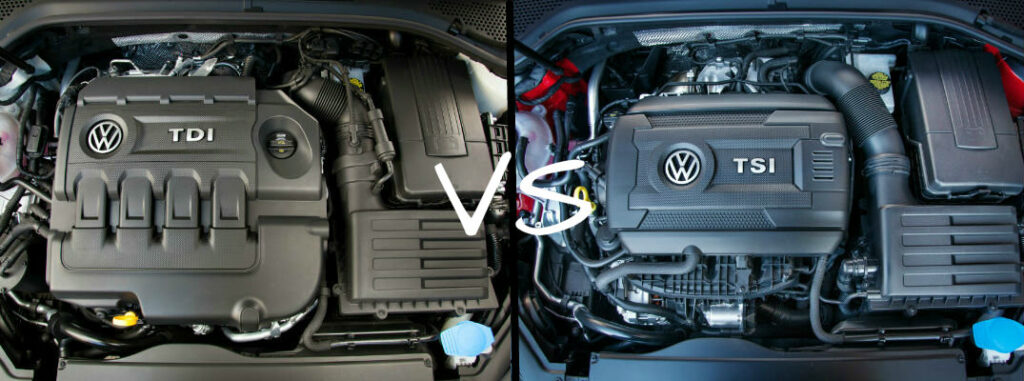 The difference between diesel engine and gas engine