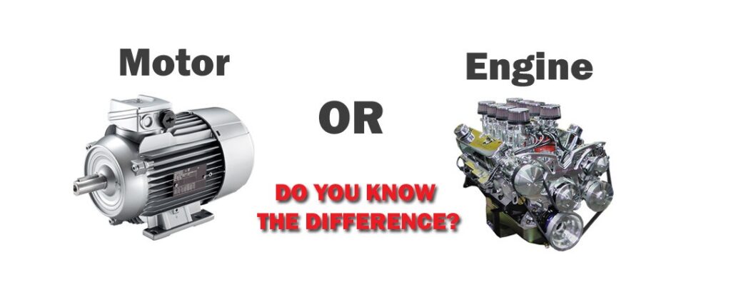 Differences Between Motor and Engine