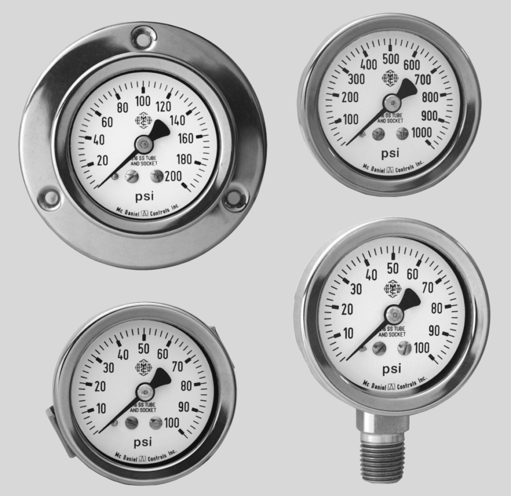 types of pressure gauges - pressure measurement