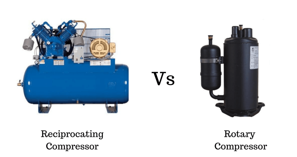 Differences Between Rotary & Reciprocating Compressors