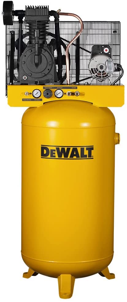 DEWALT Portable Air Compressor: Oil Free, 15 gal, Horizontal, 1.6 hp, 5 cfm  @ 90 psi, 120V AC, 15 A