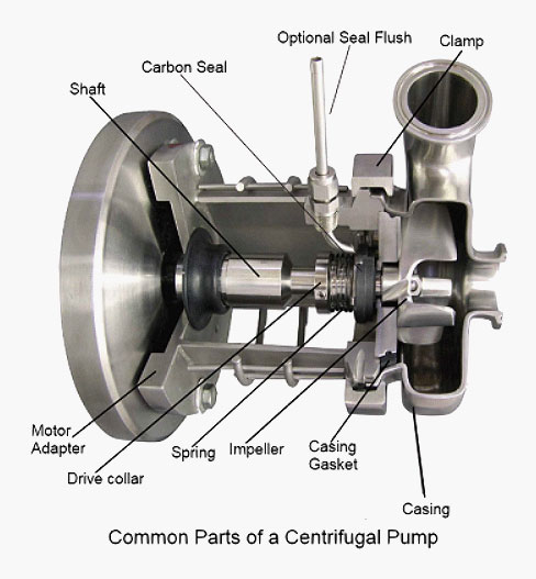 parts of centrifugal pumps