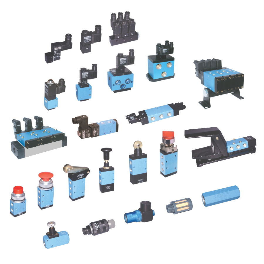 Types of Pneumatic valves