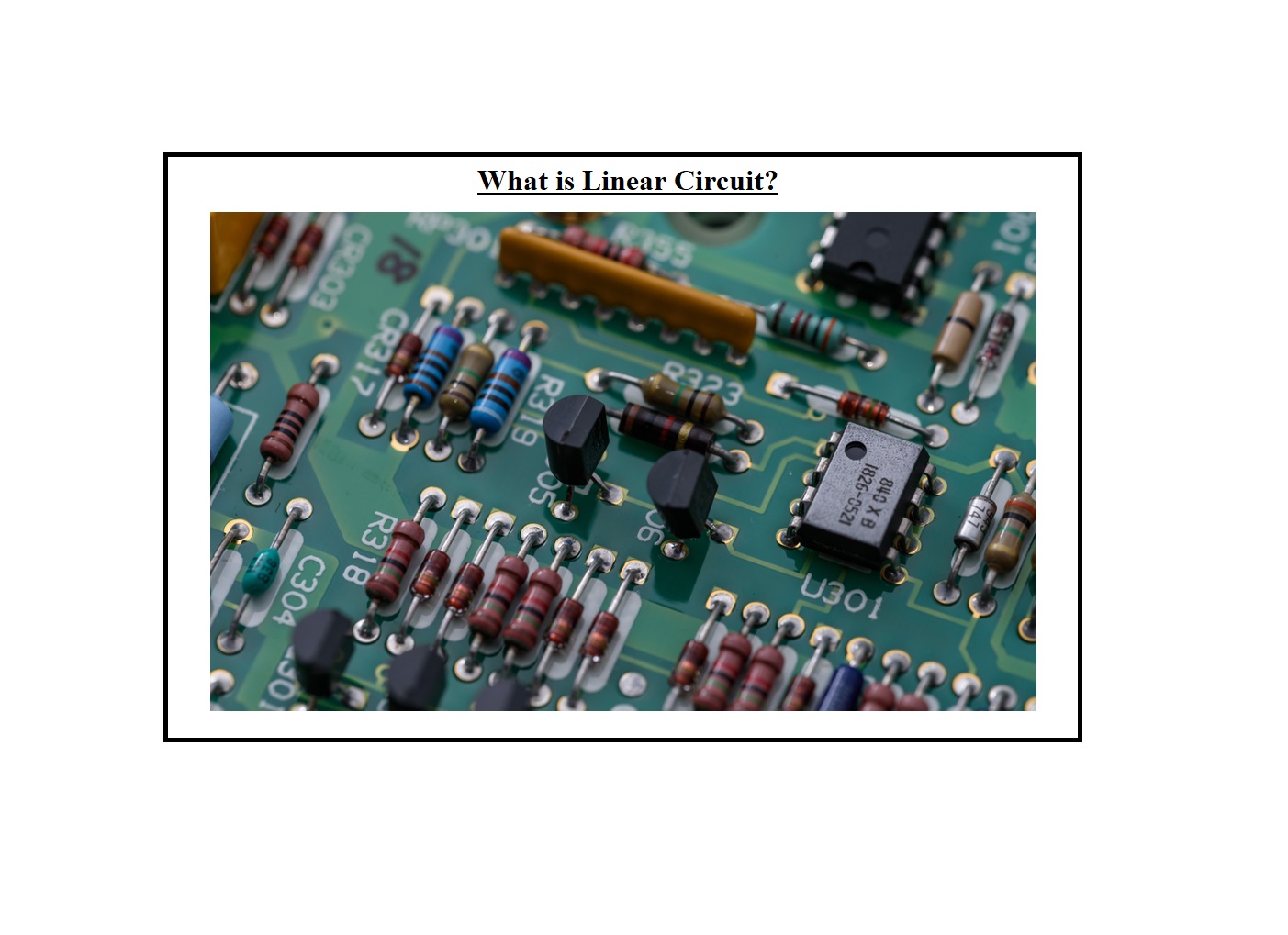 What is Linear Circuit? Example & Diagram Linquip