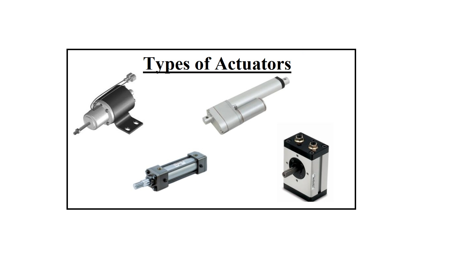 Types of Actuators Applications with PPT & PDF Linquip