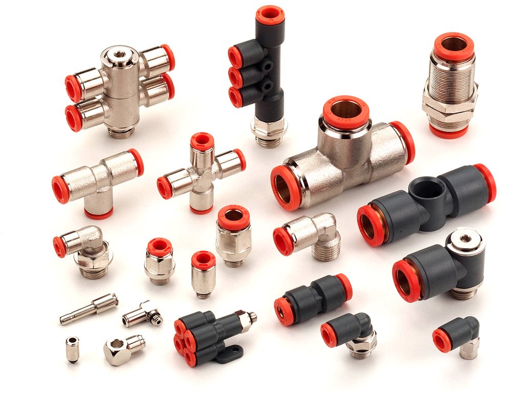 types of pneumatic fittings 