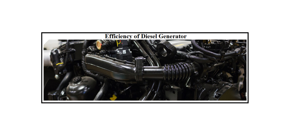 efficiency of diesel generators