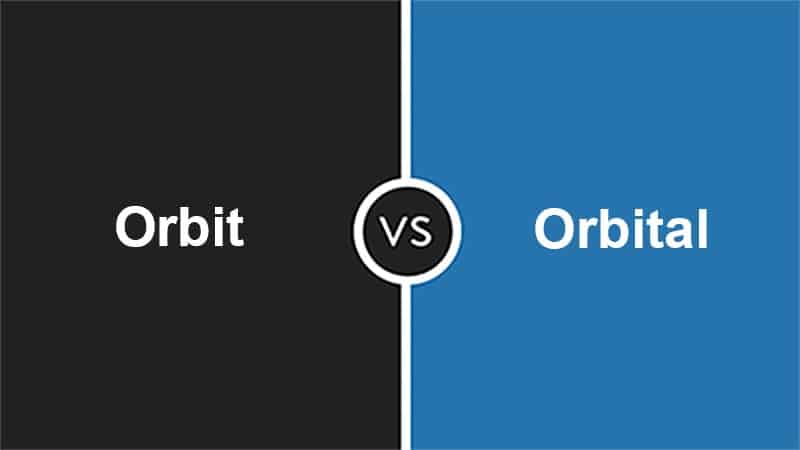 Difference between orbit and orbital