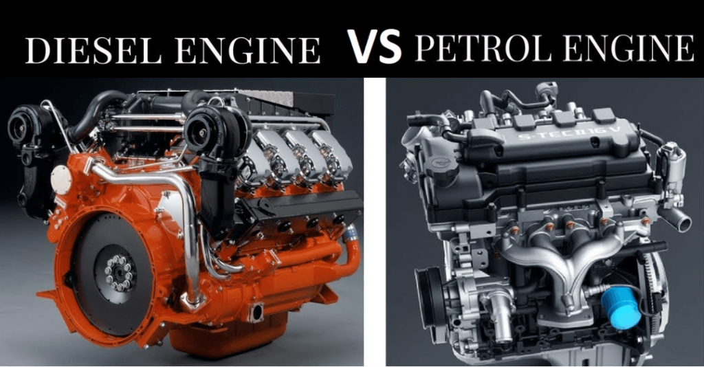 Difference Between Petrol and Diesel Engine