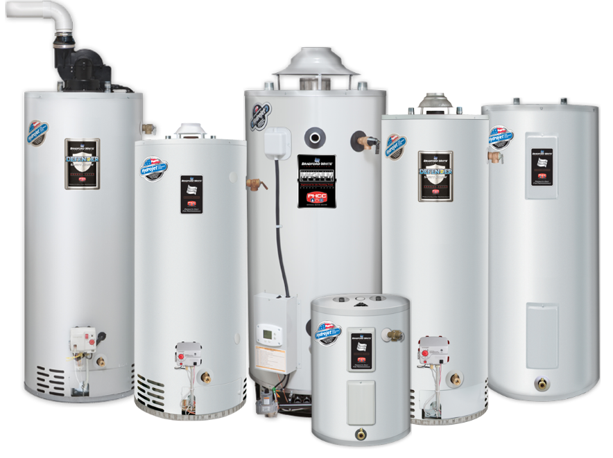 water heater installation cost - types