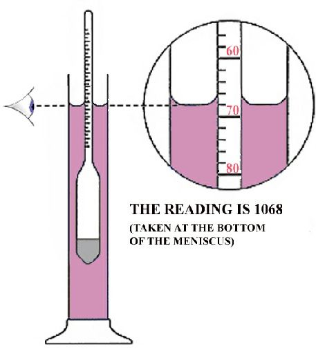 reading - how to use and read a hydrometer