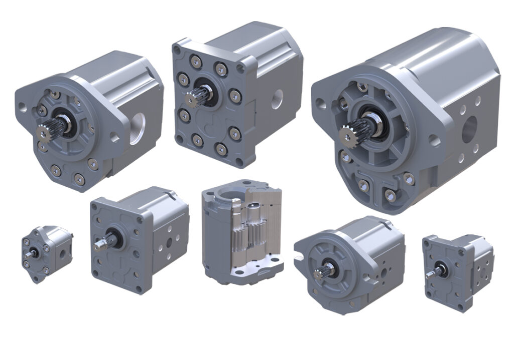 TYPES OF GEAR PUMPS