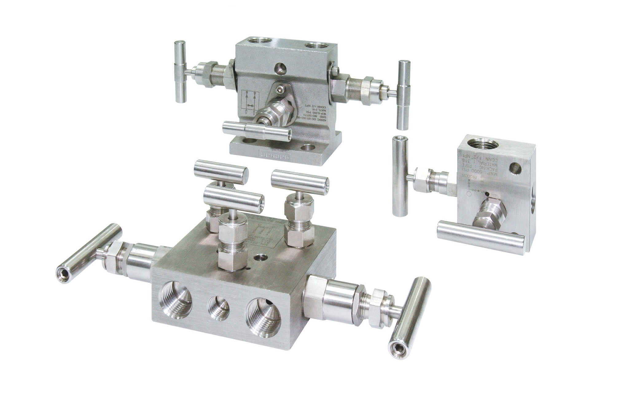 Series BBV-0  2-Valve Block Manifold is for use over a broad