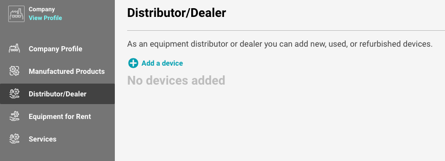 How to Add Manage or Remove A Device For Sale As A Distributor Dealer2
