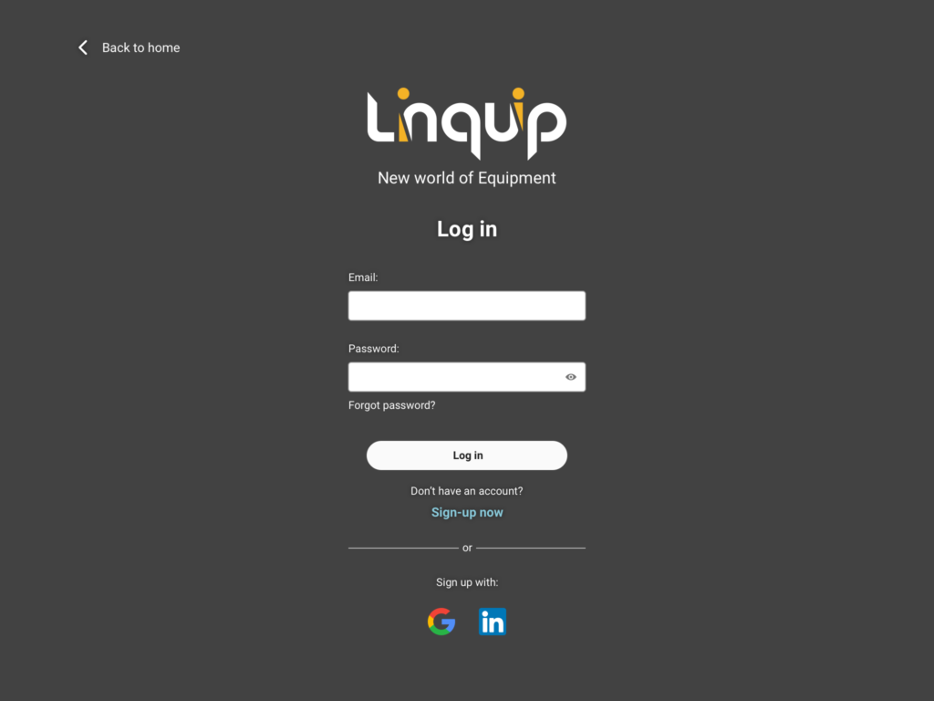 How to Login to Linquip