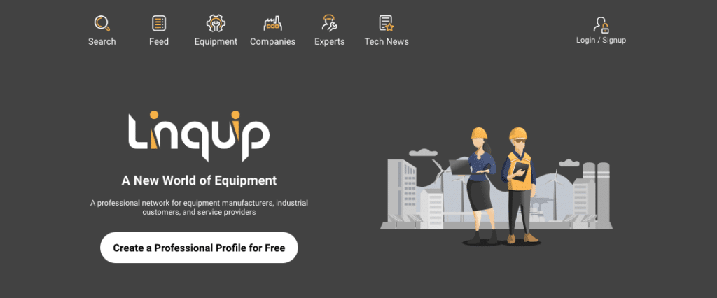 How to set up complete a company profile on Linquip0
