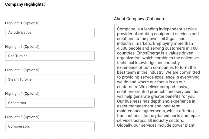 How to set up complete a company profile on Linquip10