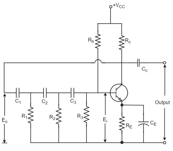 trc-phase-shift-oscillator