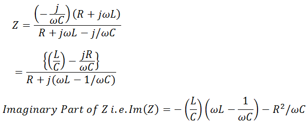 Resonant Frequency Formula derivation for parallel resonance circuit Mastering Resonant Frequency Calculation with Linquip's Expert Resources