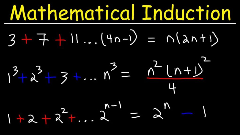 Mathematical shop induction calculator