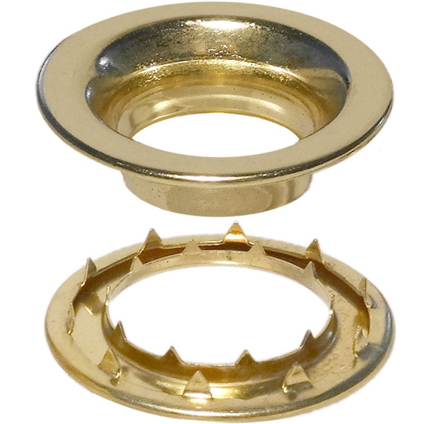 Rolled Rim Grommets with Washers