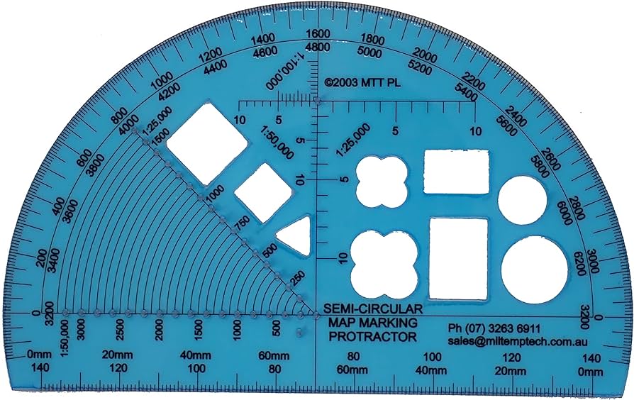 Using The British Military Protractor for Map Reading - Blog