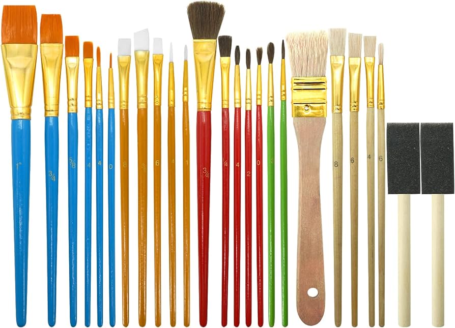 Types of Paint Brushes