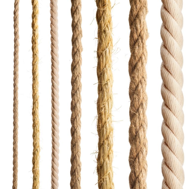 8 Types of Ropes + Table with Characteristics and Usage