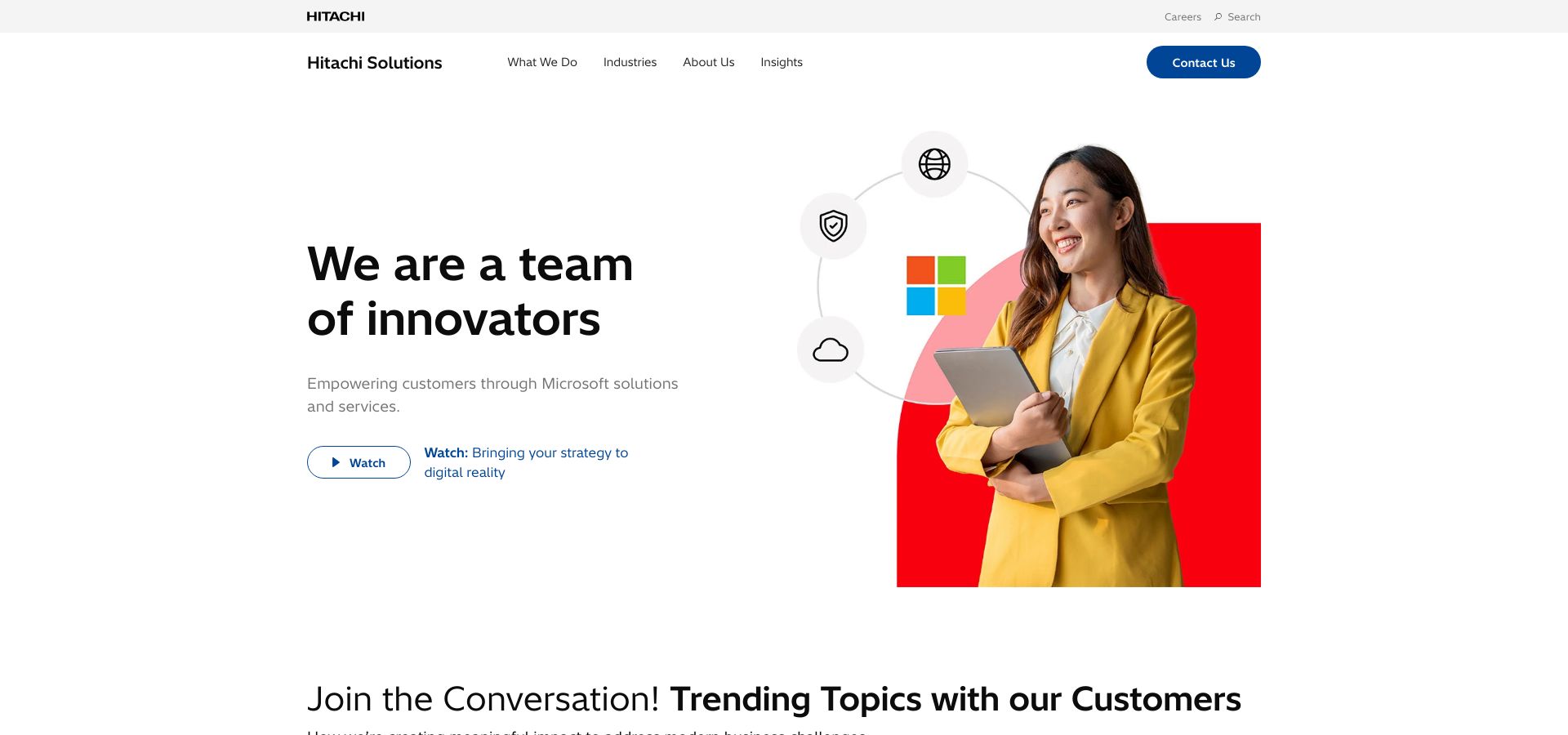 4 Trusted ERP Implementation Partners Manufacturers Can Hire in 2026 5 homepage screenshot of hitachi solutions a global microsoft 1766108833847 ERP